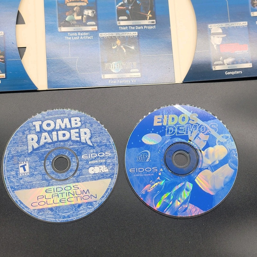 Eidos Platinum Collection Tomb Raider + Demo Disc Volume 7 - 2 CD ROM SET